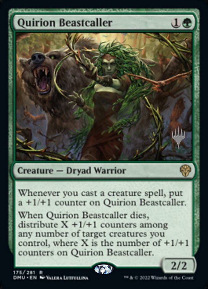 Quirion Beastcaller (Promo Pack) [Dominaria United Promos] | Galaxy Games LLC