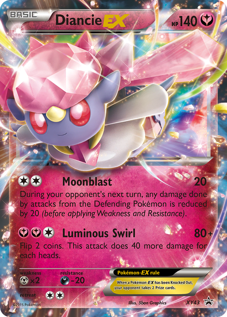 Diancie EX (XY43) [XY: Black Star Promos] | Galaxy Games LLC