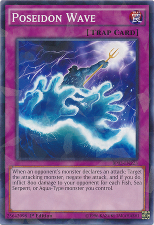 Poseidon Wave [BP03-EN223] Shatterfoil Rare | Galaxy Games LLC