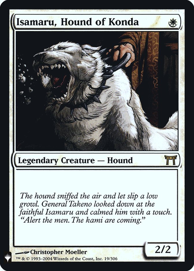 Isamaru, Hound of Konda [Mystery Booster] | Galaxy Games LLC