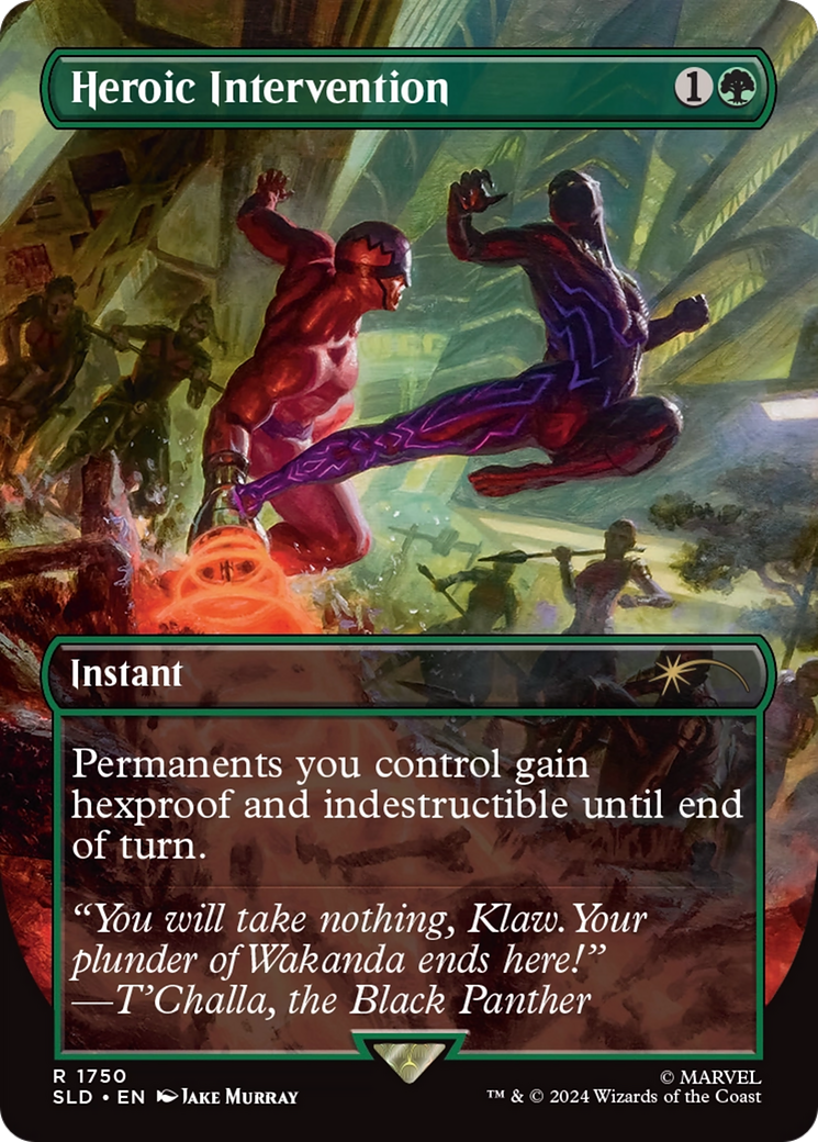 Heroic Intervention (Rainbow Foil) [Secret Lair Drop Series] | Galaxy Games LLC