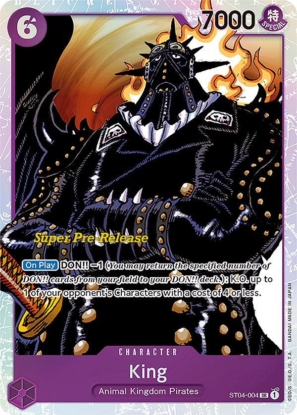 King [Super Pre-Release Starter Deck: Animal Kingdom Pirates] | Galaxy Games LLC