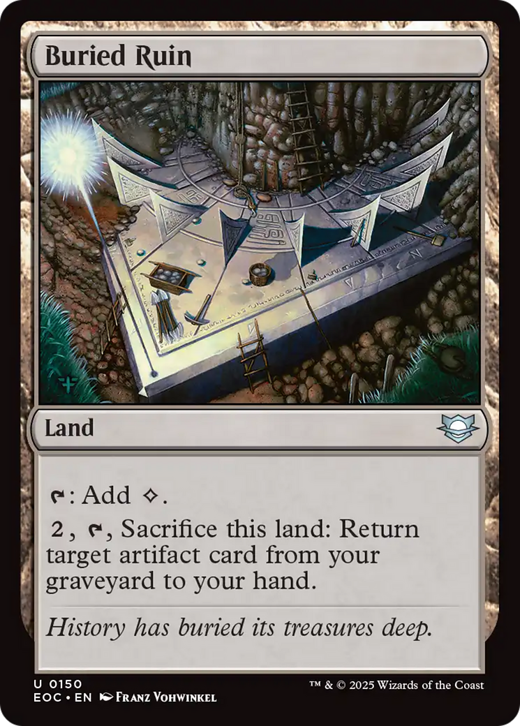 Buried Ruin [Edge of Eternities Commander] | Galaxy Games LLC