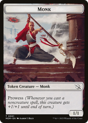 Monk // Spirit (13) Double-Sided Token [March of the Machine Tokens] | Galaxy Games LLC