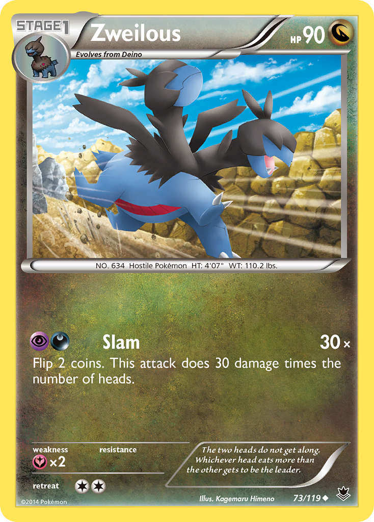 Zweilous (73/119) [XY: Phantom Forces] | Galaxy Games LLC