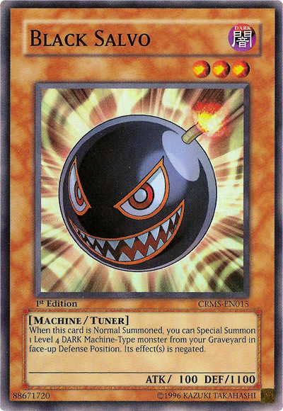 Black Salvo [CRMS-EN015] Super Rare | Galaxy Games LLC