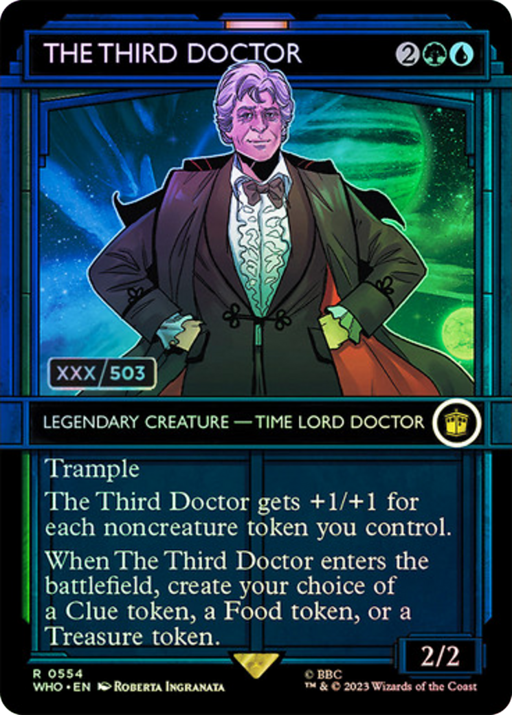 The Third Doctor (Serial Numbered) [Doctor Who] | Galaxy Games LLC