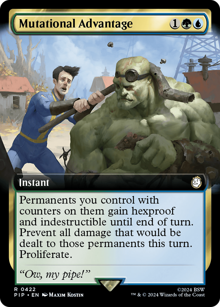 Mutational Advantage (Extended Art) [Fallout] | Galaxy Games LLC