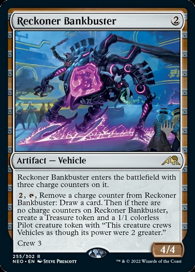 Reckoner Bankbuster (Promo Pack) [Kamigawa: Neon Dynasty Promos] | Galaxy Games LLC