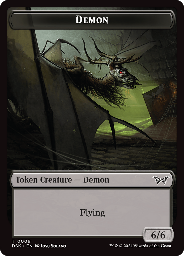 Demon Token [Duskmourn: House of Horror Tokens] | Galaxy Games LLC