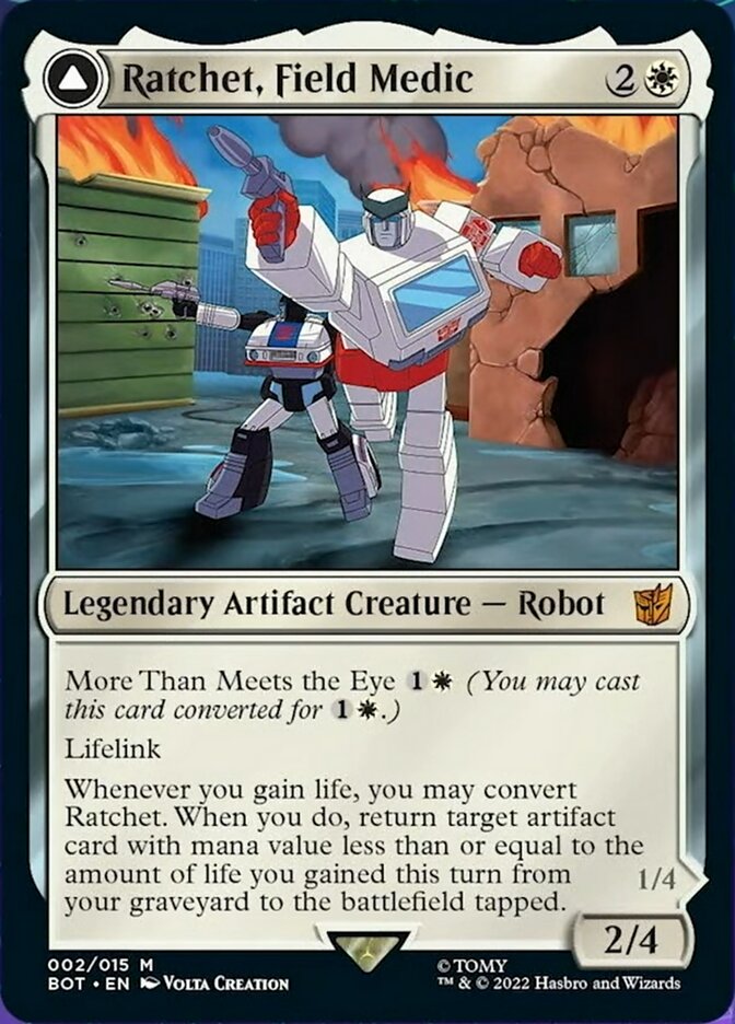 Ratchet, Field Medic // Ratchet, Rescue Racer [Transformers] | Galaxy Games LLC
