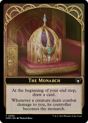 Copy (54) // The Monarch Double-Sided Token [Commander Masters Tokens] | Galaxy Games LLC