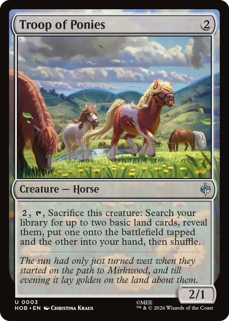Troop of Ponies [The Hobbit] | Galaxy Games LLC