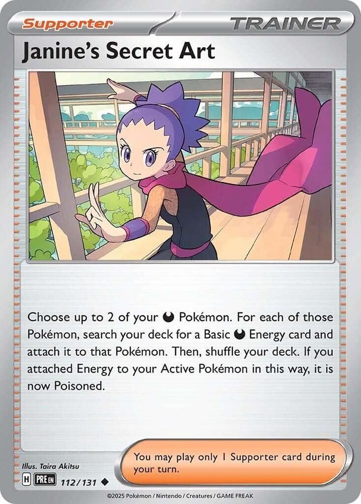 Janine's Secret Art (112/131) [Scarlet & Violet: Prismatic Evolutions] | Galaxy Games LLC