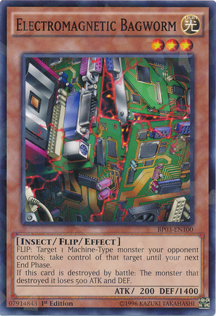 Electromagnetic Bagworm [BP03-EN100] Shatterfoil Rare | Galaxy Games LLC