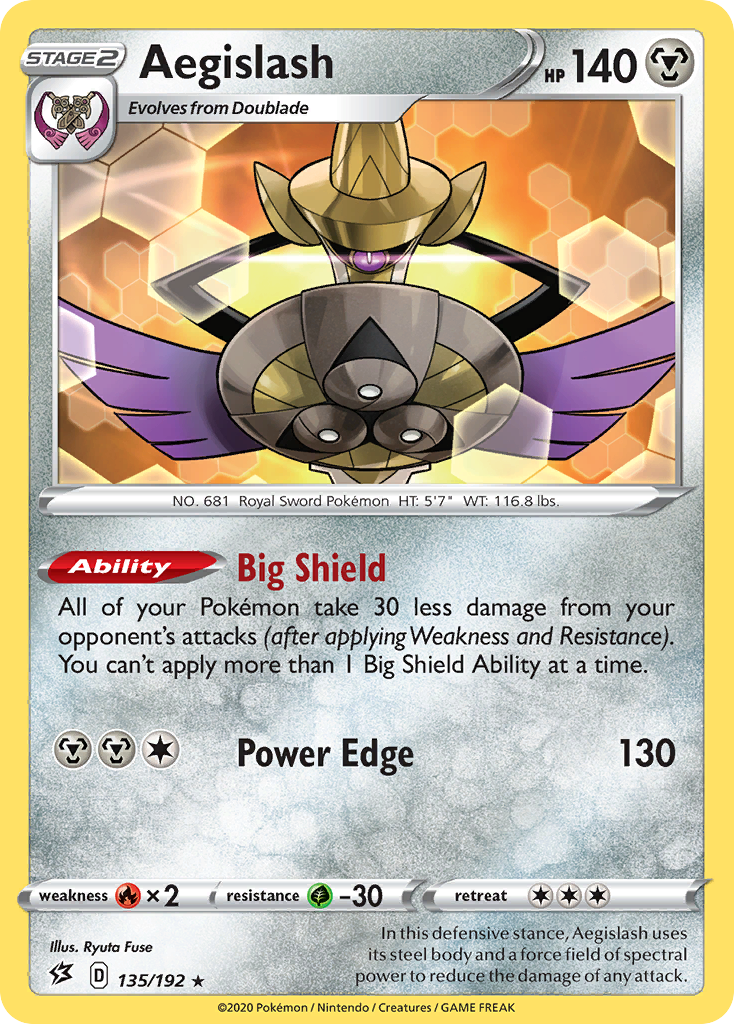 Aegislash (135/192) [Sword & Shield: Rebel Clash] | Galaxy Games LLC