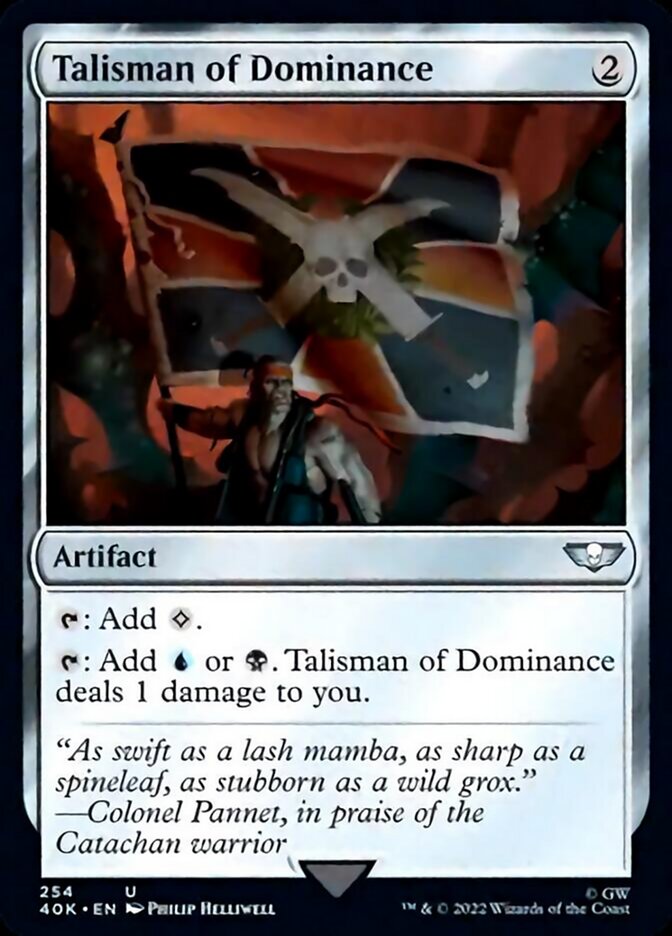 Talisman of Dominance (254) (Surge Foil) [Warhammer 40,000] | Galaxy Games LLC