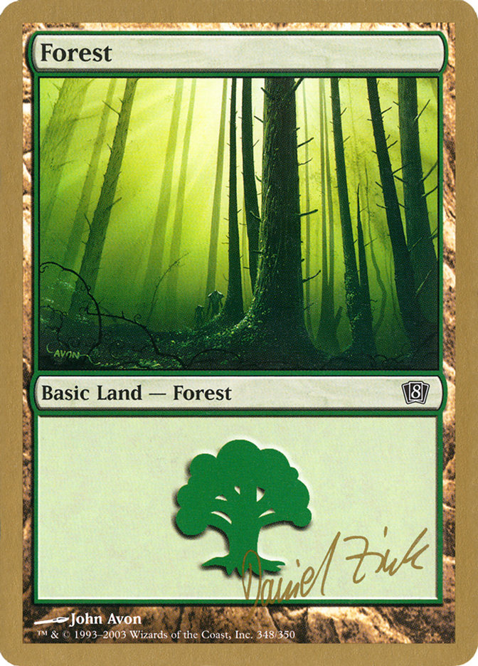 Forest (dz348) (Daniel Zink) [World Championship Decks 2003] | Galaxy Games LLC