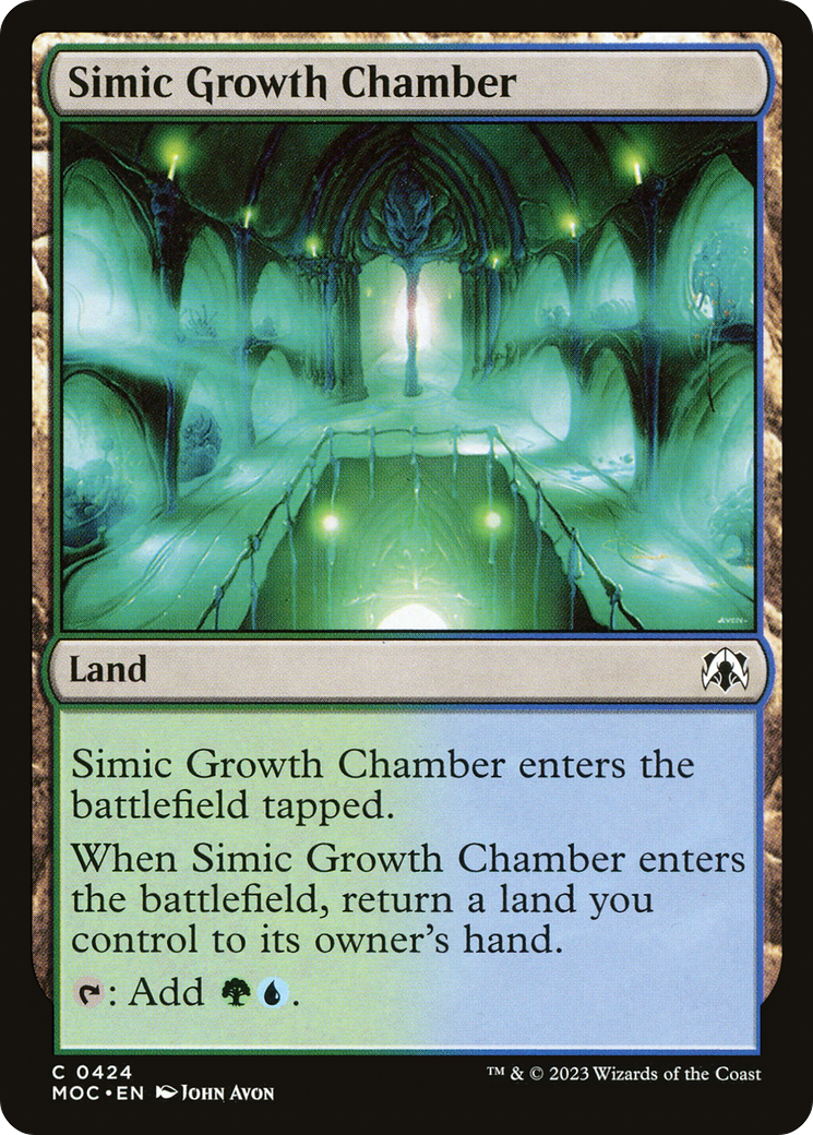 Simic Growth Chamber [March of the Machine Commander] | Galaxy Games LLC