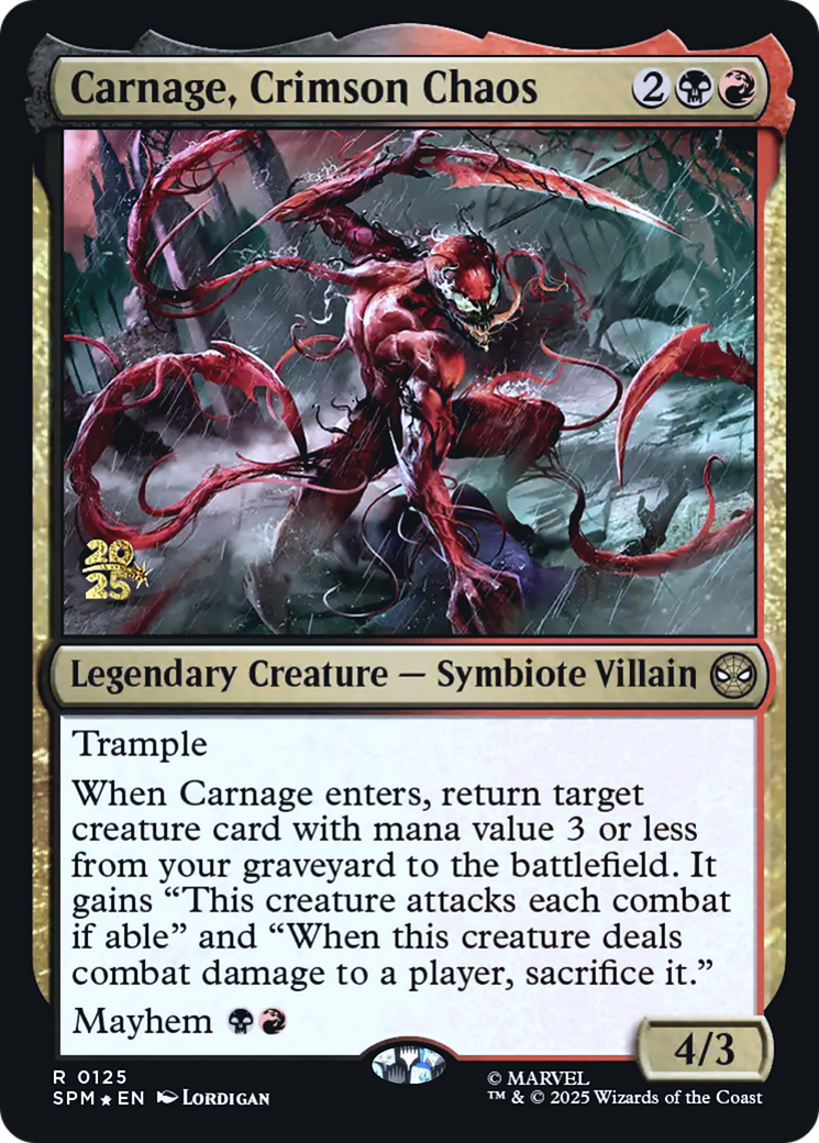 Carnage, Crimson Chaos [Wizards Play Network 2025] | Galaxy Games LLC