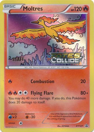 Moltres (XY127) (Staff) [XY: Black Star Promos] | Galaxy Games LLC