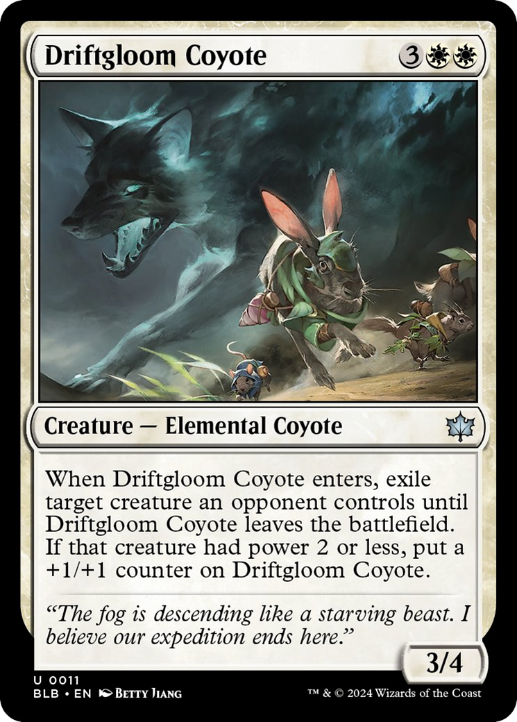 Driftgloom Coyote [Bloomburrow] | Galaxy Games LLC