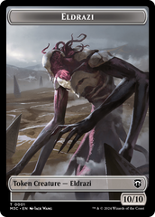 Spirit (Ripple Foil) // Eldrazi Double-Sided Token [Modern Horizons 3 Commander Tokens] | Galaxy Games LLC