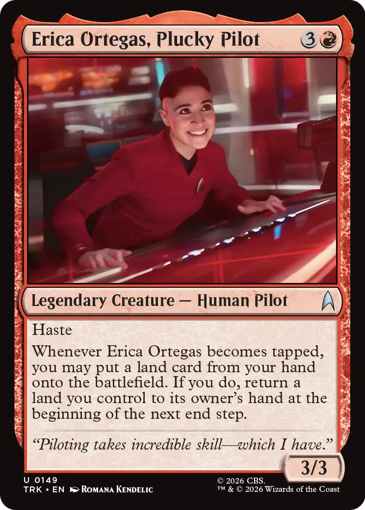 Erica Ortegas, Plucky Pilot [Star Trek] | Galaxy Games LLC