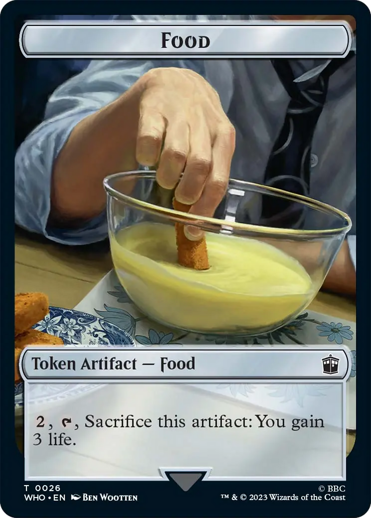 Food Token [Doctor Who Tokens] | Galaxy Games LLC