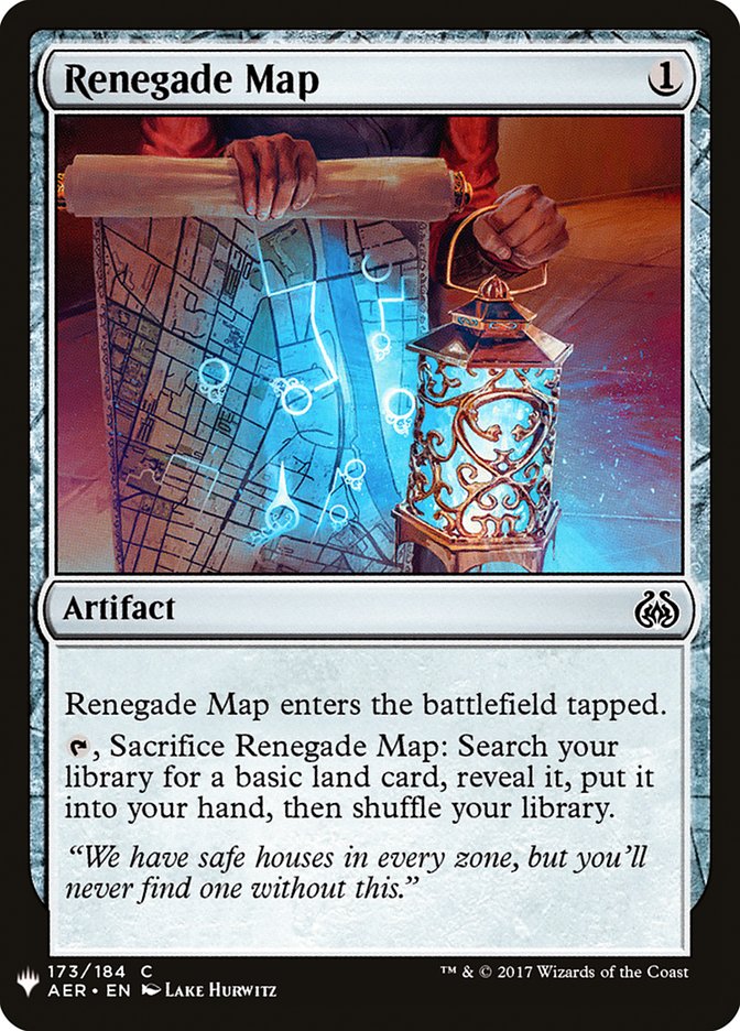 Renegade Map [Mystery Booster] | Galaxy Games LLC