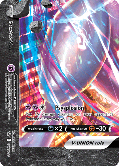 Mewtwo V-Union (SWSH161) [Sword & Shield: Black Star Promos] | Galaxy Games LLC