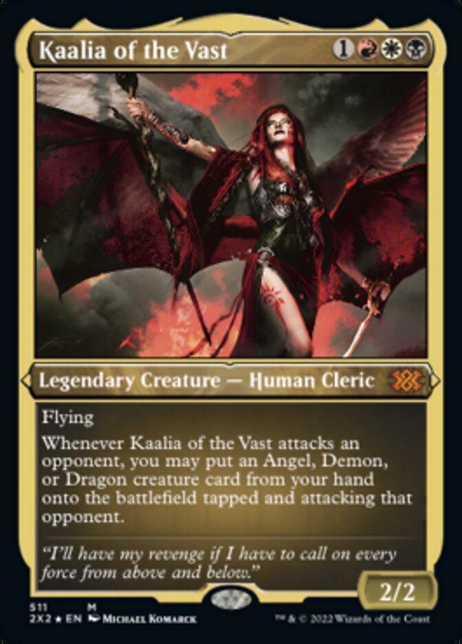 Kaalia of the Vast (Foil Etched) [Double Masters 2022] | Galaxy Games LLC