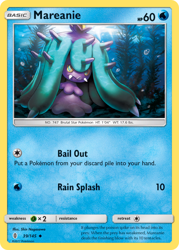 Mareanie (39/145) [Sun & Moon: Guardians Rising] | Galaxy Games LLC