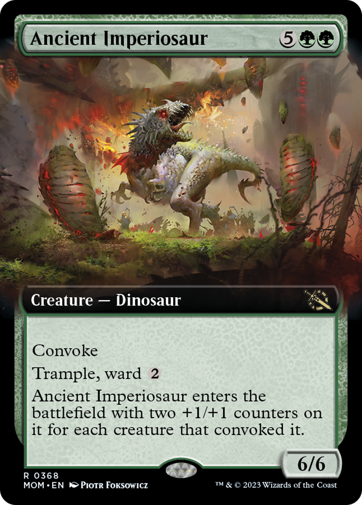 Ancient Imperiosaur (Extended Art) [March of the Machine] | Galaxy Games LLC