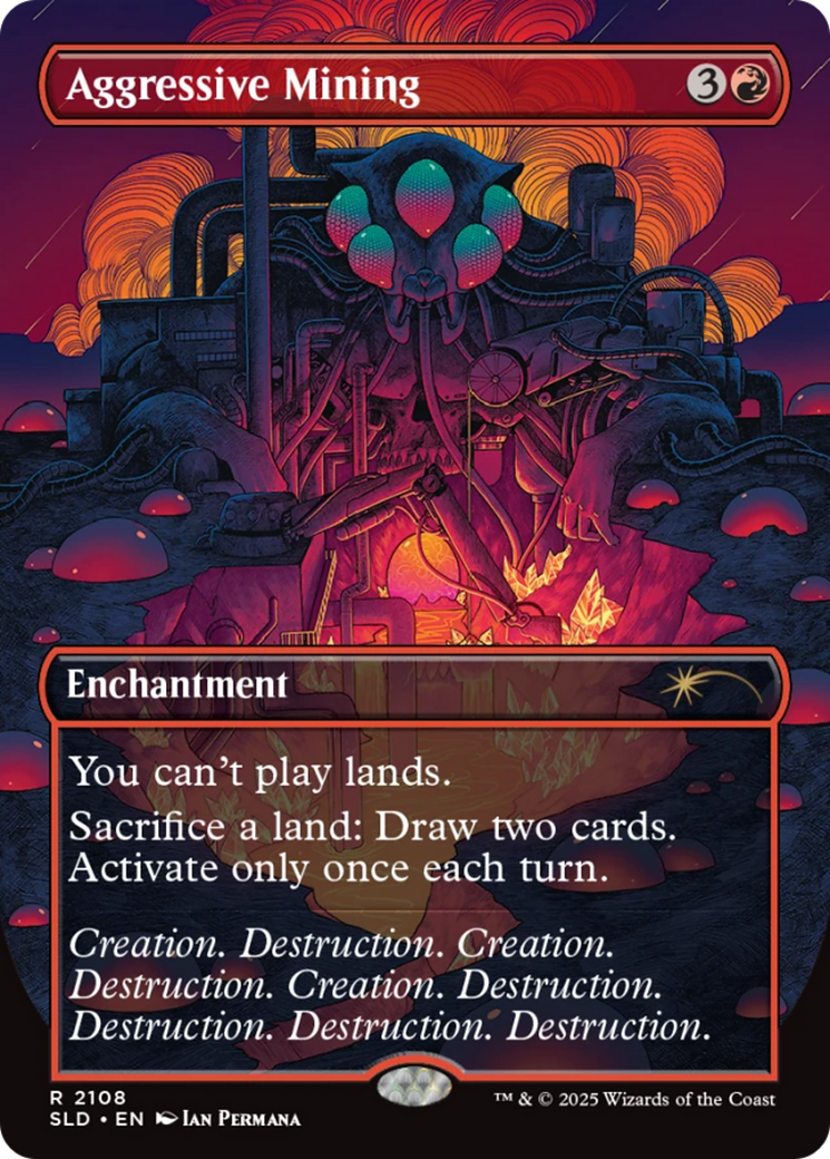 Aggressive Mining [Secret Lair Drop Series] | Galaxy Games LLC