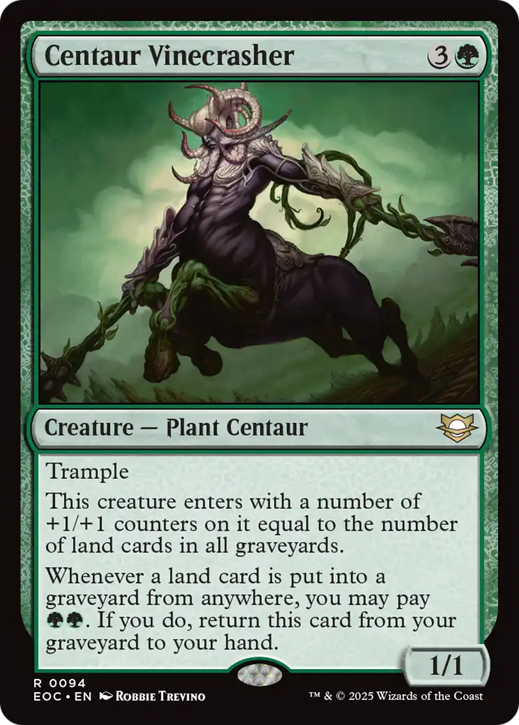 Centaur Vinecrasher [Edge of Eternities Commander] | Galaxy Games LLC