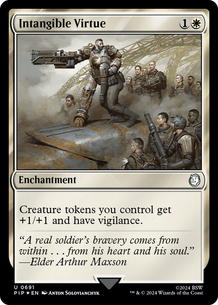 Intangible Virtue (Surge Foil) [Fallout] | Galaxy Games LLC