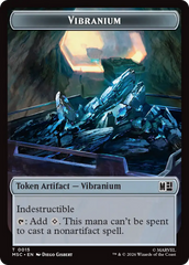 The Monarch (016) // Vibranium (015) Double-Sided Token [Marvel Super Heroes Commander Tokens] | Galaxy Games LLC
