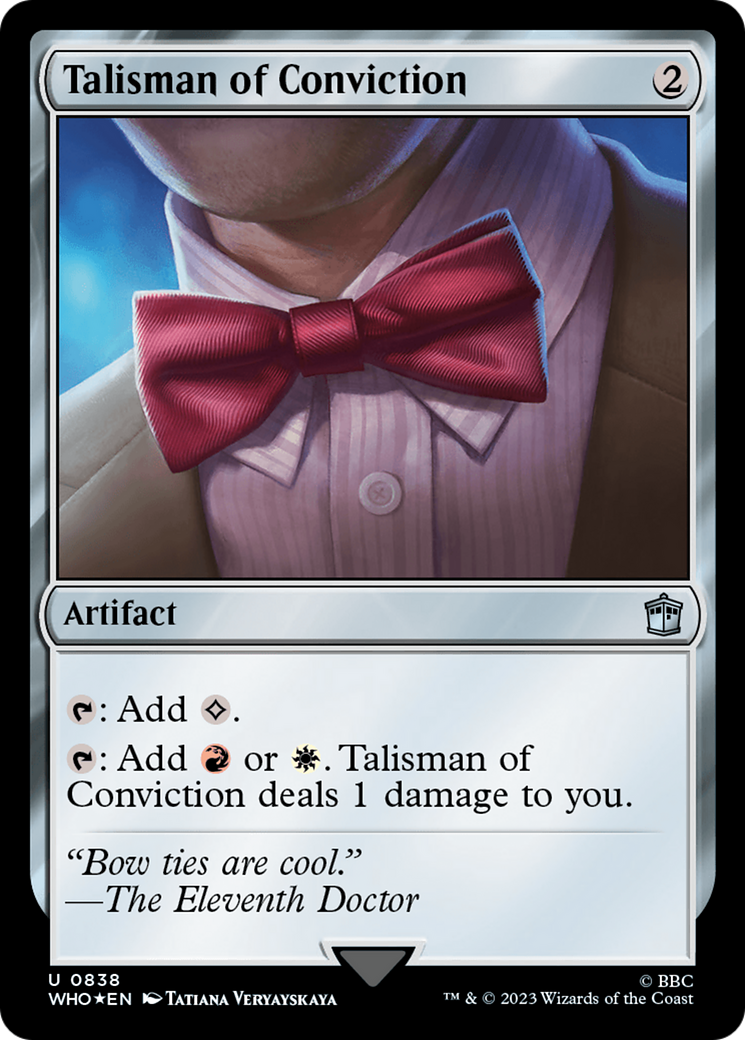 Talisman of Conviction (Surge Foil) [Doctor Who] | Galaxy Games LLC