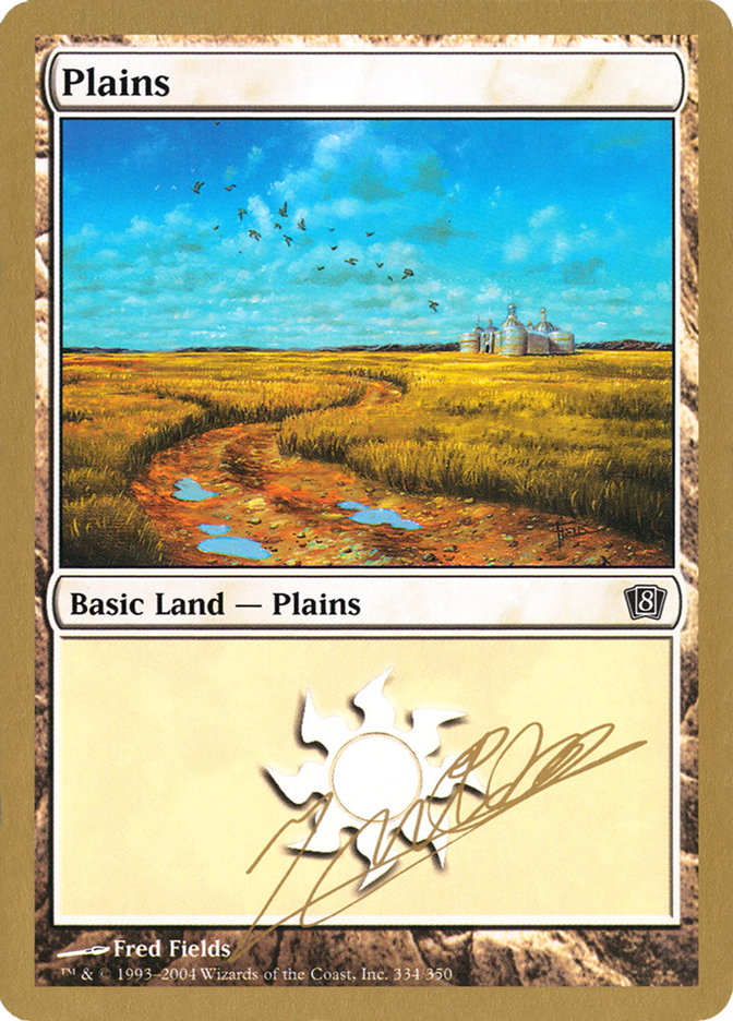 Plains (jn334) (Julien Nuijten) [World Championship Decks 2004] | Galaxy Games LLC