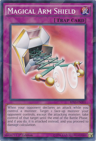 Magical Arm Shield [BP03-EN201] Shatterfoil Rare | Galaxy Games LLC