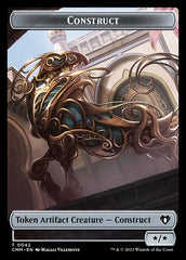 Elemental (0026) // Construct (0042) Double-Sided Token [Commander Masters Tokens] | Galaxy Games LLC