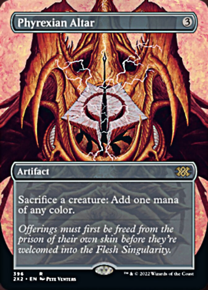 Phyrexian Altar (Borderless Alternate Art) [Double Masters 2022] | Galaxy Games LLC