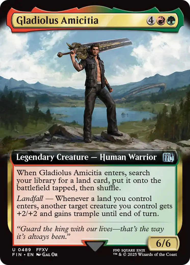 Gladiolus Amicitia (Extended Art) [FINAL FANTASY] | Galaxy Games LLC