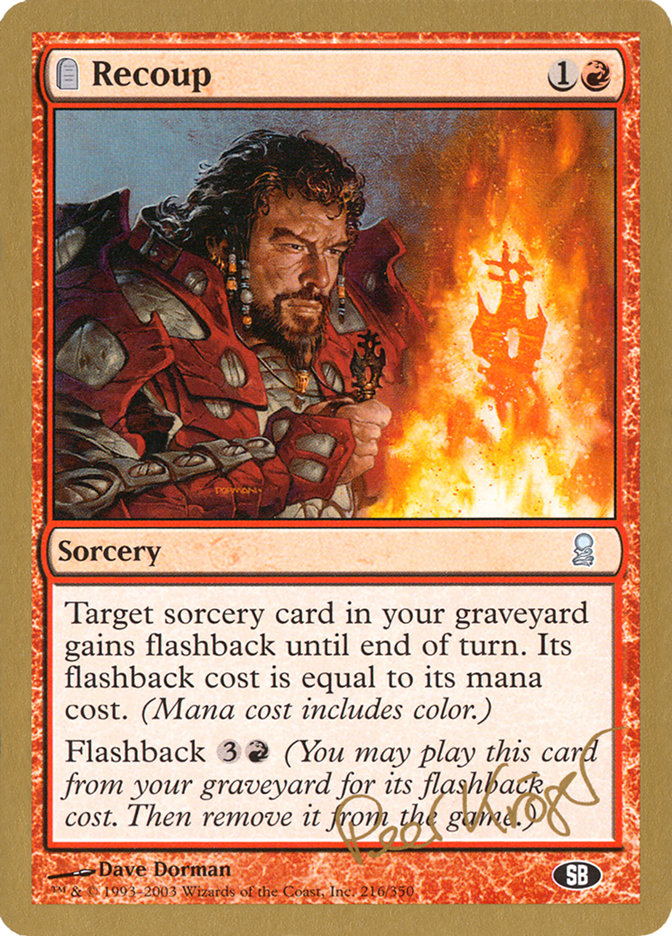 Recoup (Peer Kroger) (SB) [World Championship Decks 2003] | Galaxy Games LLC