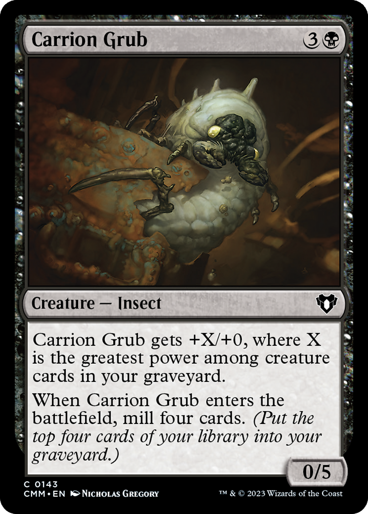 Carrion Grub [Commander Masters] | Galaxy Games LLC