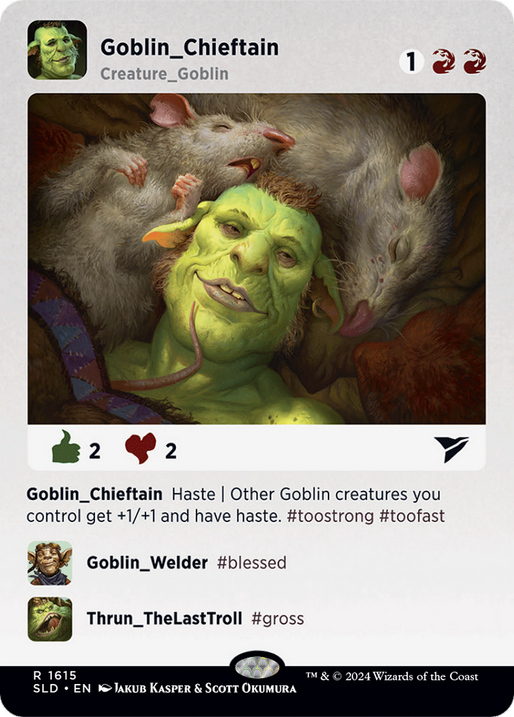 Goblin Chieftain [Secret Lair Drop Series] | Galaxy Games LLC