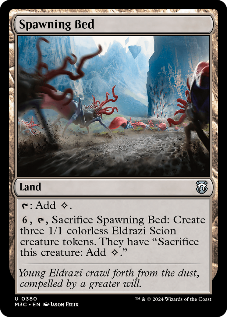 Spawning Bed (Ripple Foil) [Modern Horizons 3 Commander] | Galaxy Games LLC
