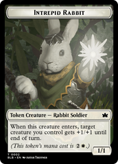 Wall // Intrepid Rabbit Double-Sided Token [Bloomburrow Tokens] | Galaxy Games LLC