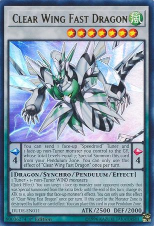 Clear Wing Fast Dragon [DUDE-EN011] Ultra Rare | Galaxy Games LLC